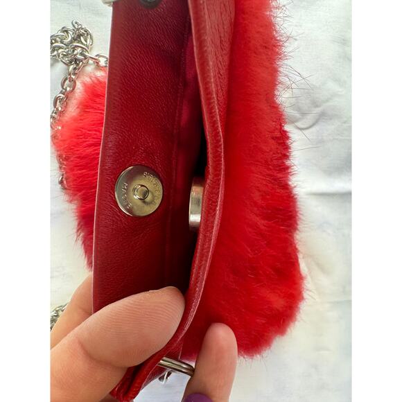 Authentic Rabbit Fur Mini Crossbody - Picture 3 of 4